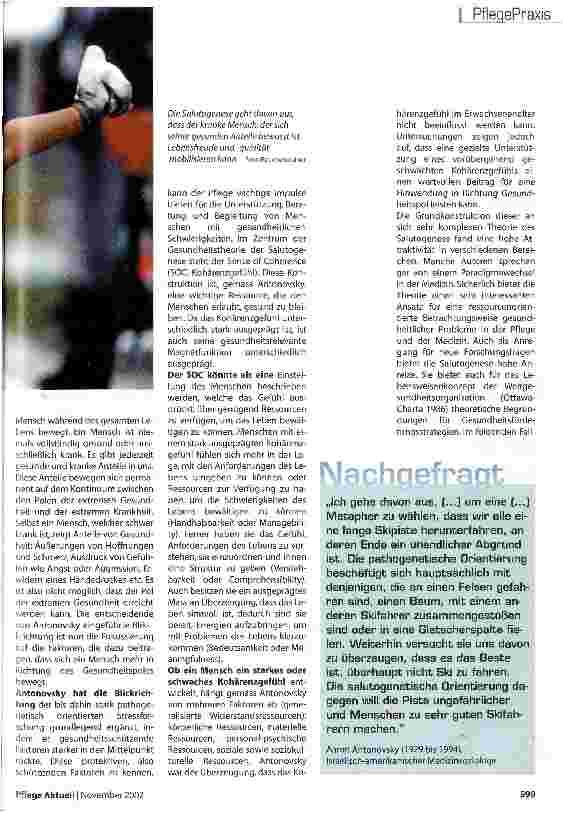 Vorschauseite 2: Neue Möglichkeiten in der Pflege