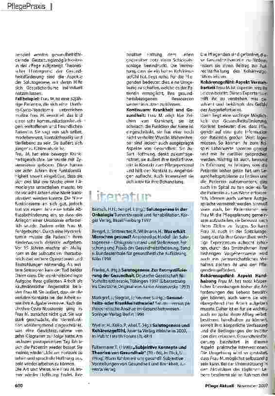 Vorschauseite 3: Neue Möglichkeiten in der Pflege