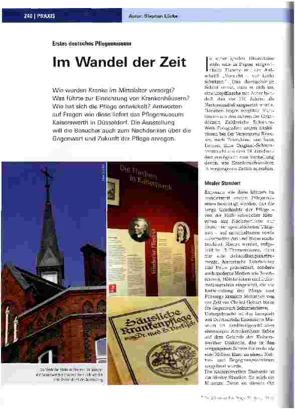 Vorschauseite 1: Im Wandel der Zeit