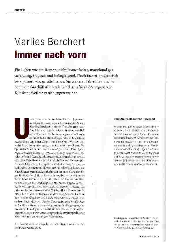 Vorschauseite 1: Immer nach vorn