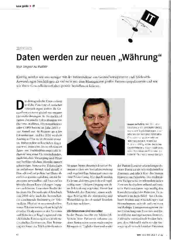 Vorschauseite 1: Daten werden zur neuen „Währung