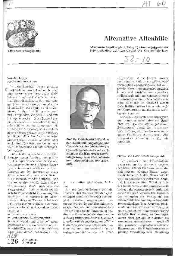 Vorschauseite 1: Alternative Altenhilfe