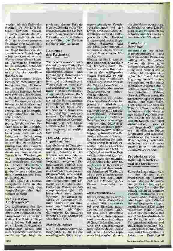 Vorschauseite 5: Dekubitusprophylaxe mit einer Luftkammermatratze Ein Erfahrungsbericht aus der Neurochirurgie