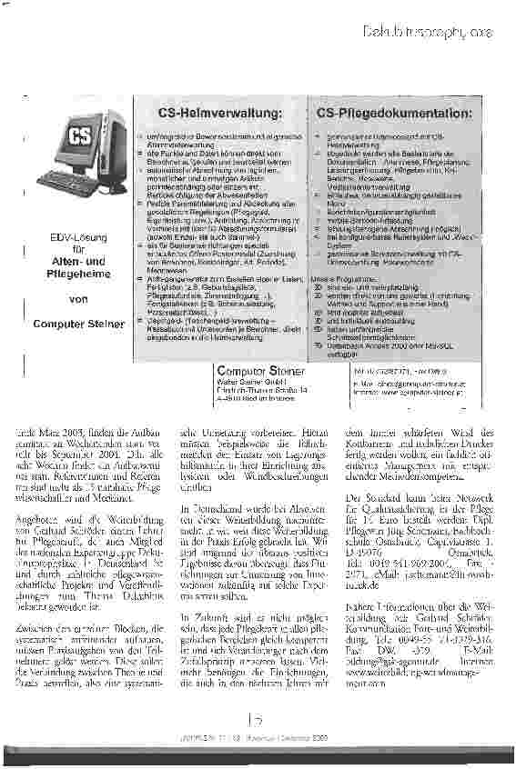 Vorschauseite 4: Erster nationaler Expertenstandard Dekubitusprophylaxe
