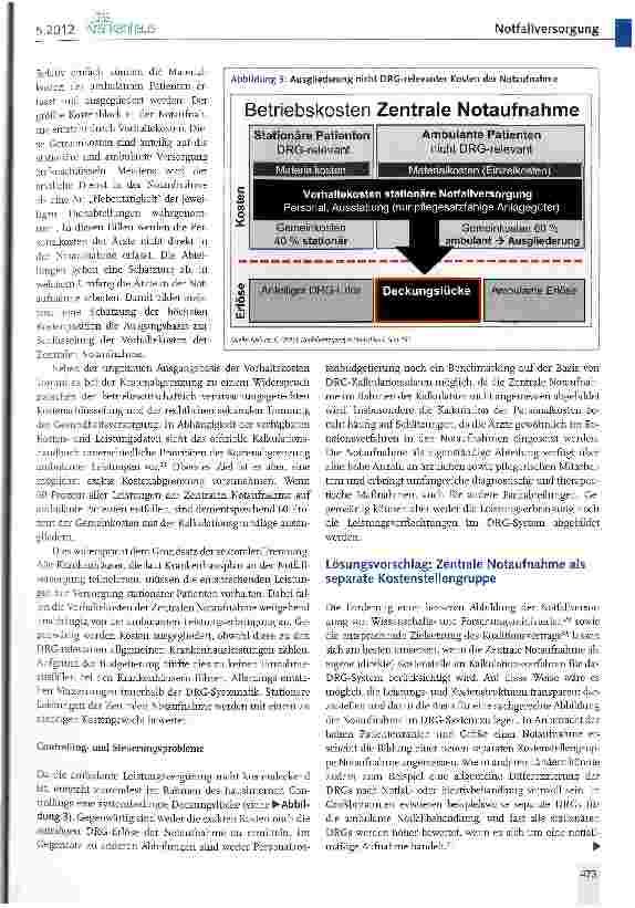 Vorschauseite 4: Unzureichende Berücksichtigung der Notfallversorgung im DRC-System