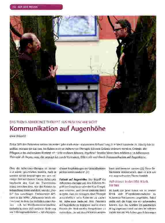 Vorschauseite 1: Kommunikation auf Augenhöhe