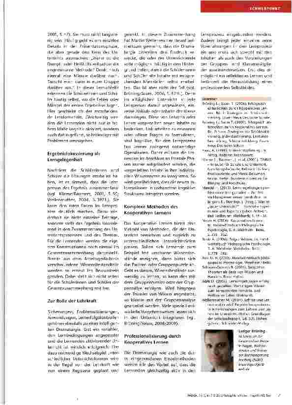 Vorschauseite 4: Professionalisierung durch schüleraktivierendes Lehren und Kooperatives Lernen