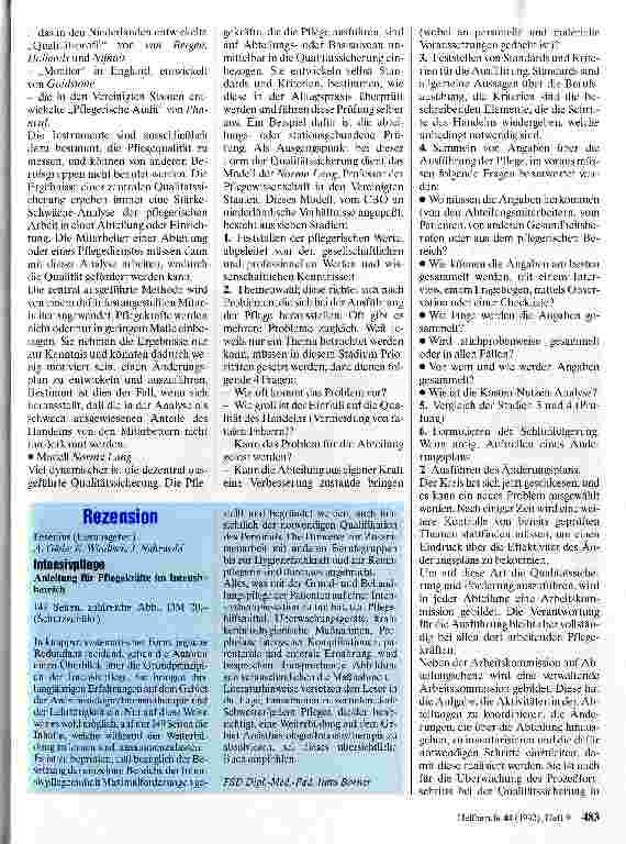 Vorschauseite 2: Krankenpflege in Europa Pflege in den Niederlanden