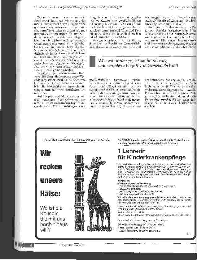 Vorschauseite 3: Ganzheitlichkeit - einige Anmerkungen zu einem schillernden Begriff