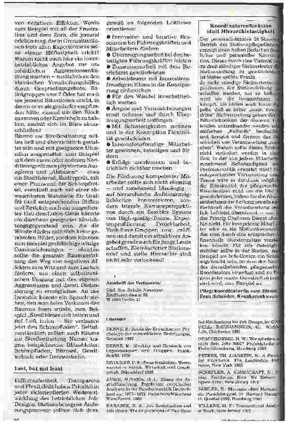 Vorschauseite 6: Wenn die Motivation im Stationsmief erstickt. .. Denkanstöße zum Job-Design im Stationsbereich