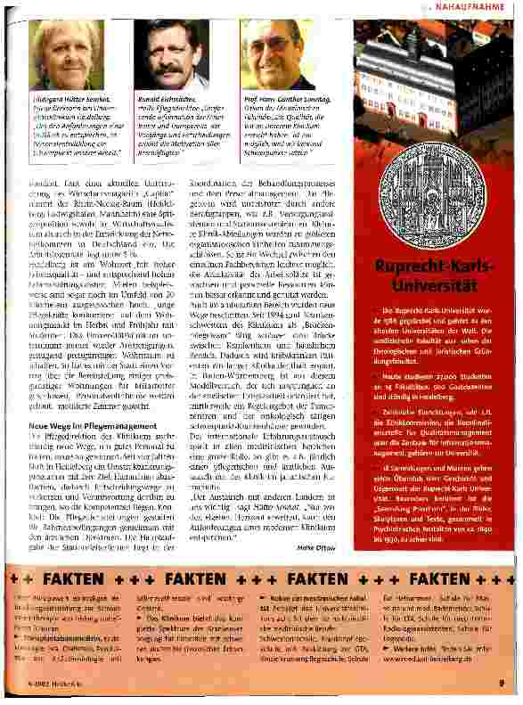 Vorschauseite 2: Uniklinikum Heidelberg - moderne Medizin mit Tradition