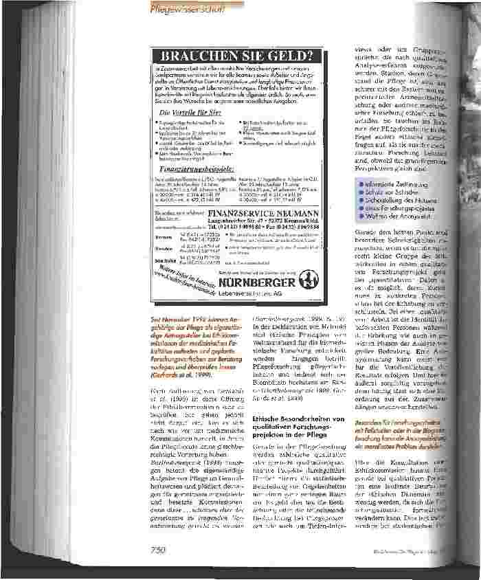 Vorschauseite 3: Ethik in der Pflegeforschung Teil 1