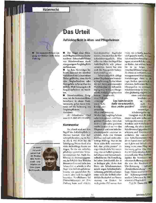 Vorschauseite 1: Das Urteil