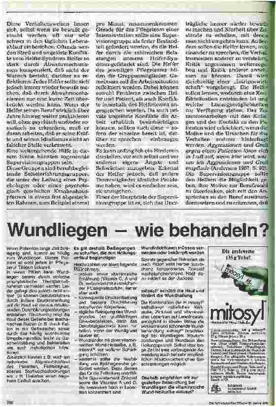 Vorschauseite 4: Die Bedeutung des Helfersyndroms für die Arbeit auf der Intensivstation - 3. Teil (Schluß)