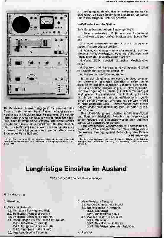 Vorschauseite 1: Langfristige Einsätze im Ausland