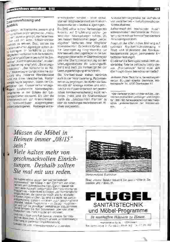 Vorschauseite 3: Kassen gegen Patientenzahlzuwachs als Kostenfaktor Nr. 1 Warum kehren sie nicht vor ihrer eigenen Tür?