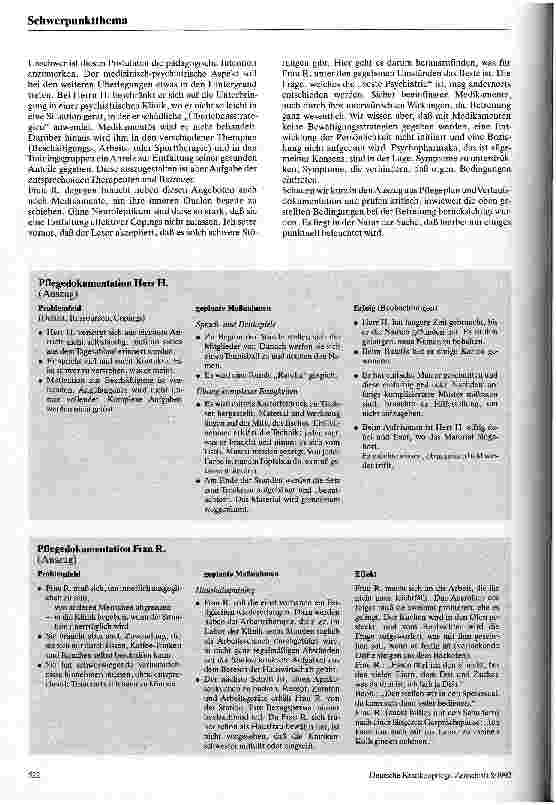 Vorschauseite 5: Mit langzeitkranken Menschen leben lernen Eine Aufgabe für die Krankenpflegeausbildung?
