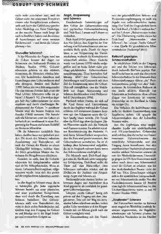 Vorschauseite 2: Unter Schmerzen sollst du gebären!? Schmerz unter der Geburt