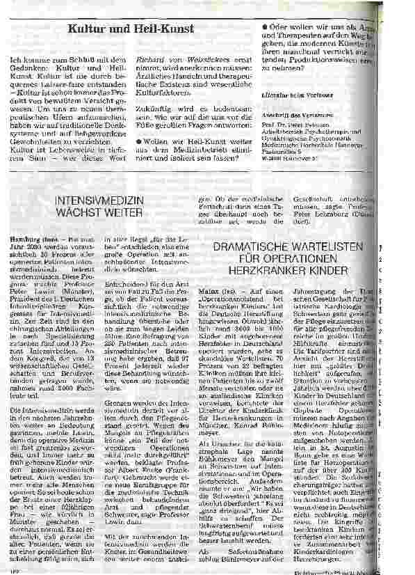 Vorschauseite 5: Ärztliches Handeln als Heil-Kunst