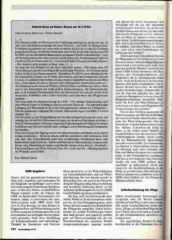 Vorschauseite 3: Die DBfK-Geschäftsstelle in Hannover