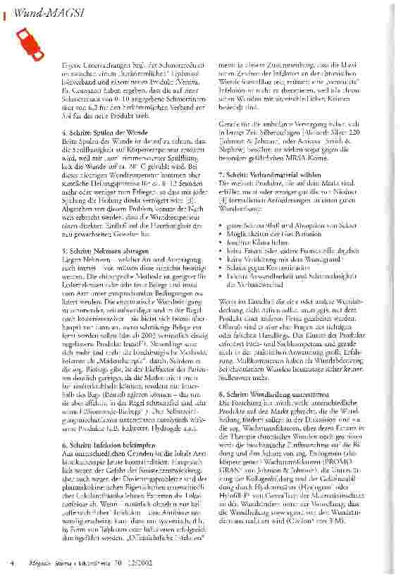 Vorschauseite 2: Zeitgemäße Wundversorgung bei chronischen Wunden