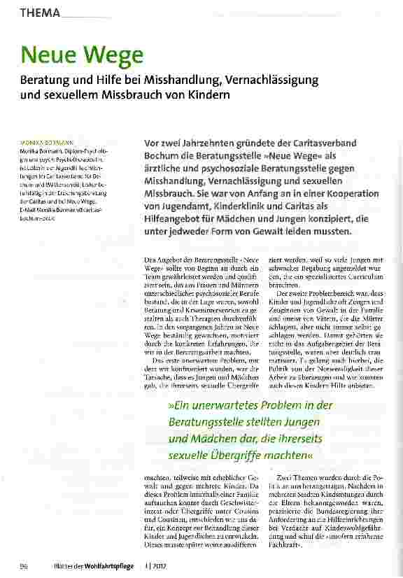 Vorschauseite 1: Neue Wege