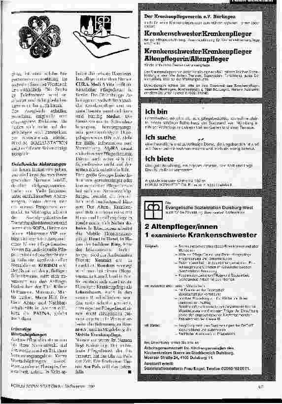 Vorschauseite 2: Nomen est omen: Wie Sozialstationen heißen