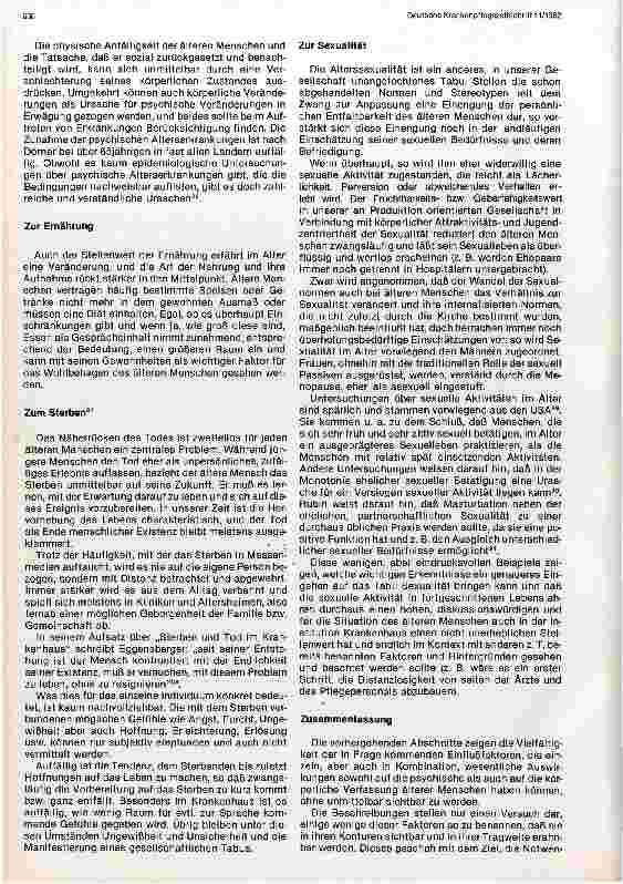 Vorschauseite 6: Zur Situation älterer Menschen in der Institution Krankenhaus