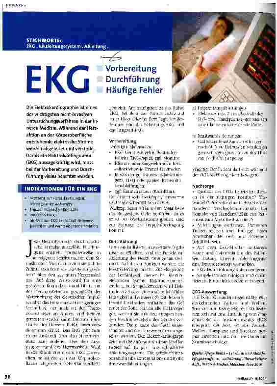 Vorschauseite 1: EKG