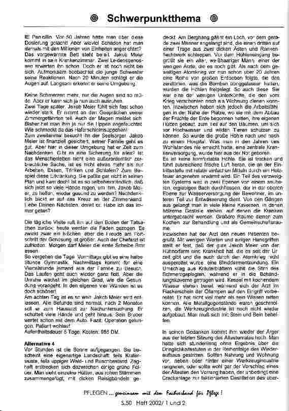 Vorschauseite 4: Das Deutsche Krankenhaus im Jahr 2025 Eine Science-Fiction-Story