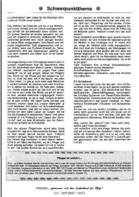Vorschauseite 5: Das Deutsche Krankenhaus im Jahr 2025 Eine Science-Fiction-Story