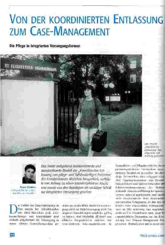 Vorschauseite 1: Von der koordinierten Entlassung zum Case-Management