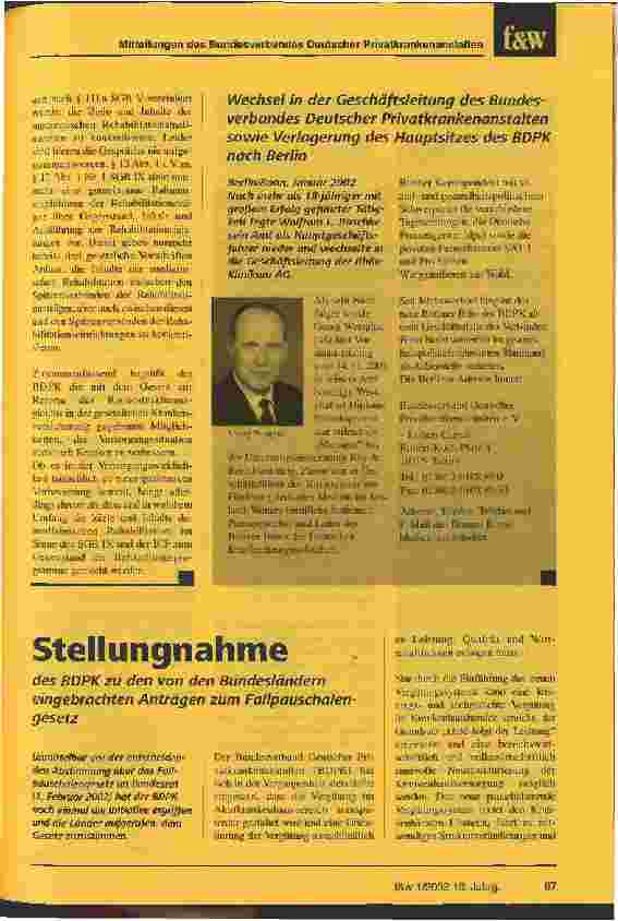 Vorschauseite 3: Disease-Management-Programme (DMP) Welche Auswirkungen hat die Einführung von DMPs auf die ambulante und stationäre Rehabilitation?