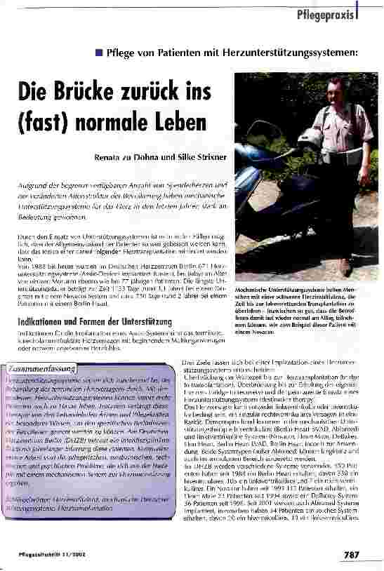 Vorschauseite 1: Die Brücke zurück ins (fast) normale Leben