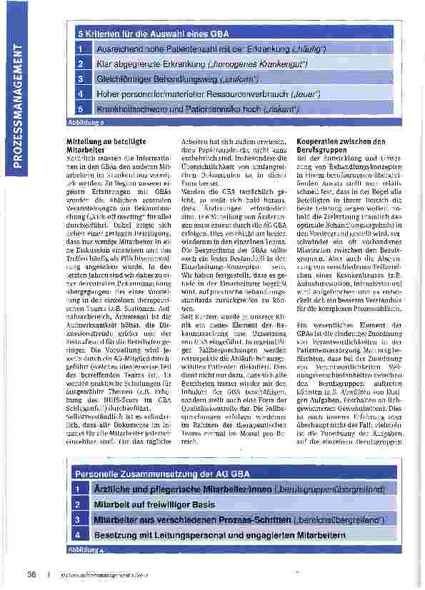 Vorschauseite 3: Geplante Behandlungsabläufe in der Kardiologie