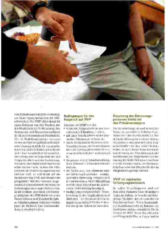 Vorschauseite 3: Palliative Netzwerke schaffen