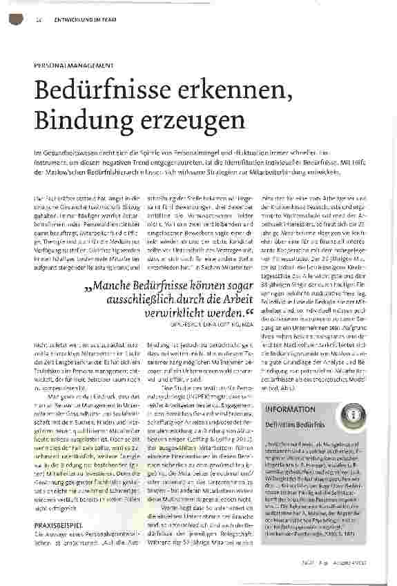 Vorschauseite 1: Bedürfnisse erkennen, Bindung erzeugen