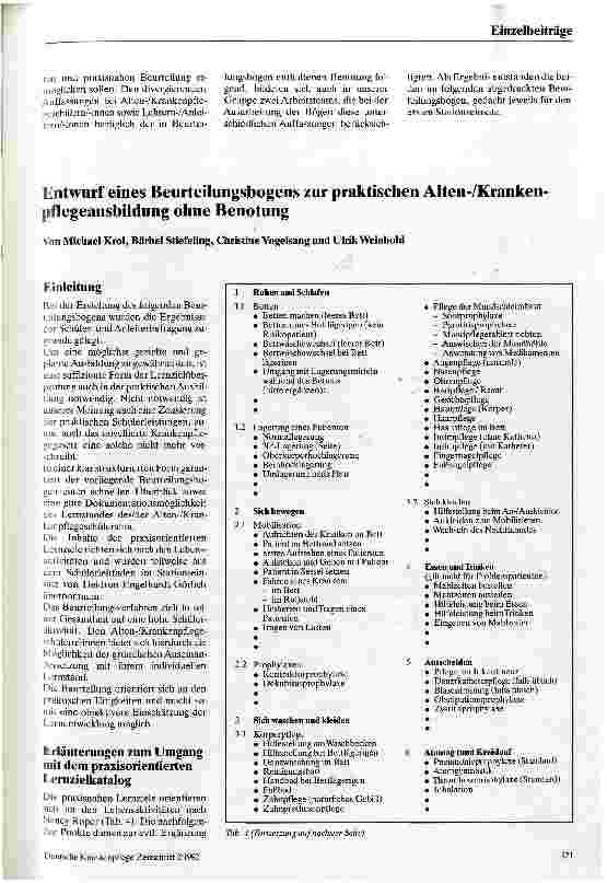 Vorschauseite 2: Die Darstellung der Umfrageergebnisse