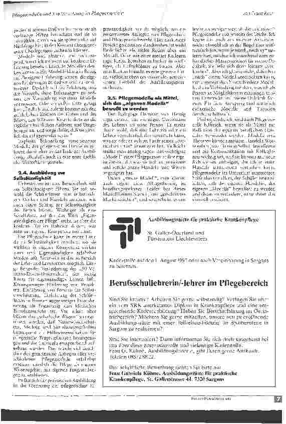 Vorschauseite 4: Pflegemodelle und ihre Umsetzung im Pflegeunterricht
