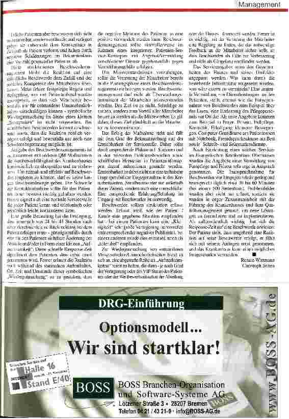 Vorschauseite 2: Beschwerdemanagement: Vorteil für beide Seiten