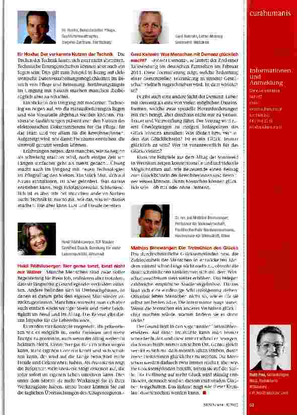 Vorschauseite 2: Glücksfall Pflege