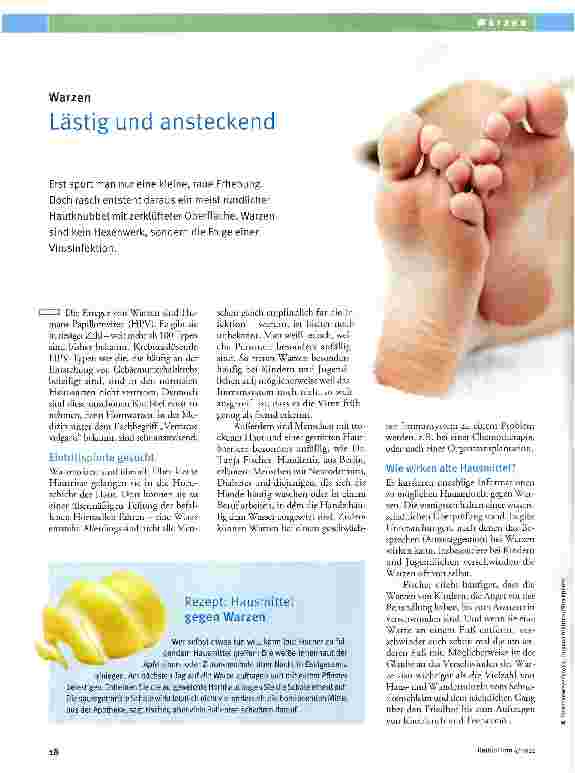 Vorschauseite 1: Lästig und ansteckend