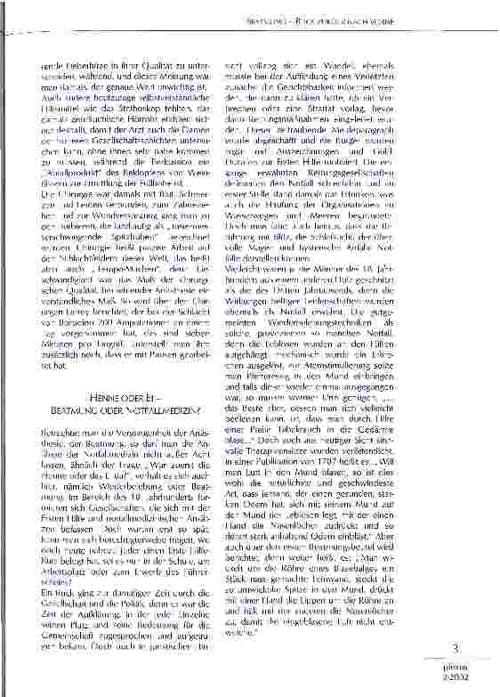 Vorschauseite 2: Beatmung - Blick zurück nach vorne