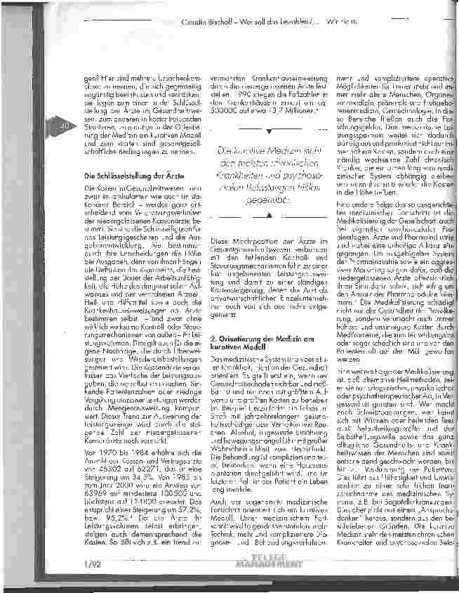 Vorschauseite 2: Wer soll das bezahlen? - ... wir nicht!