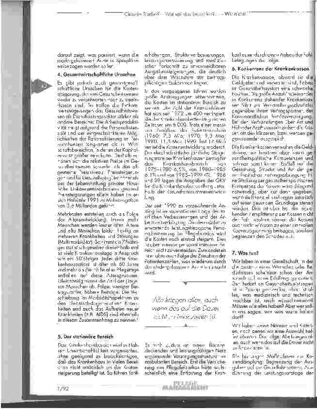 Vorschauseite 4: Wer soll das bezahlen? - ... wir nicht!