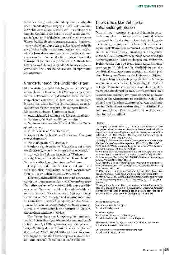 Vorschauseite 6: Stuhldrainage: Welches System eignet sich wann?