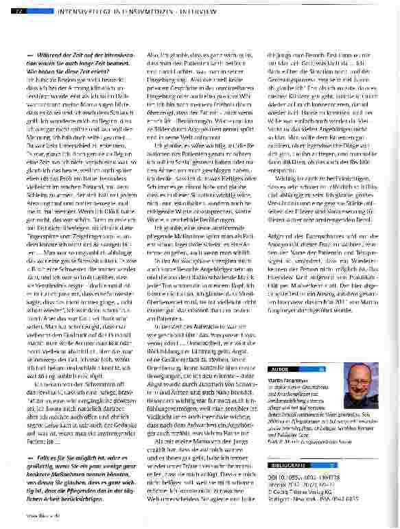 Vorschauseite 4: Eine Intensivpatientin erzählt