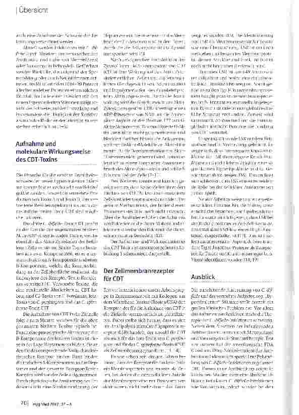 Vorschauseite 3: Rezeptor für das binäre Toxin hypervirulenter Clostridium d/ff/c/Ve-Stämme entdeckt