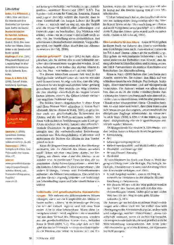 Vorschauseite 2: Weichen stellen für ein positives Altern?