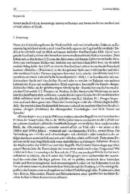 Vorschauseite 2: »Deontologija« - eine besondere Seite der Ethik oder die Ethik der anderen Seite?